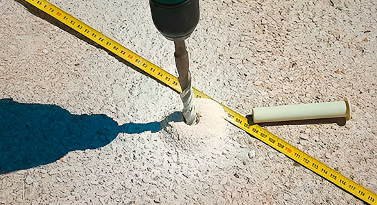 Video installatie demonteerbare flexibele zwembadafsluiting